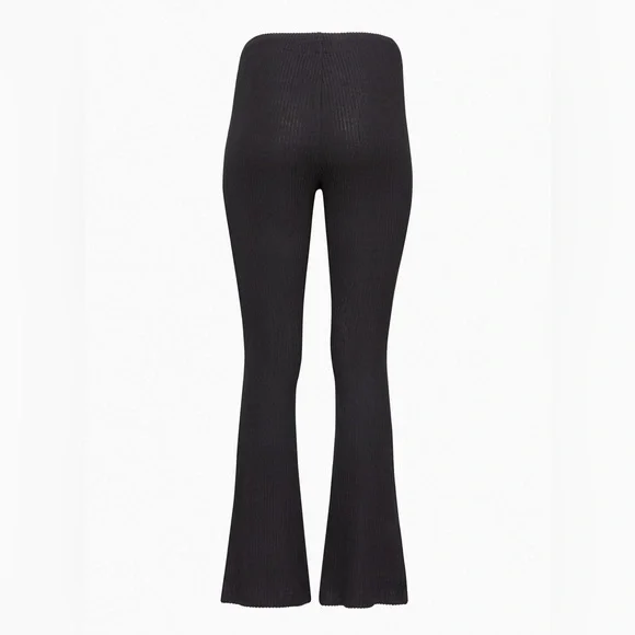 Aritzia The Group by Babaton Time Pant - Black high-waisted kick-flare pants - Picture 2 of 9